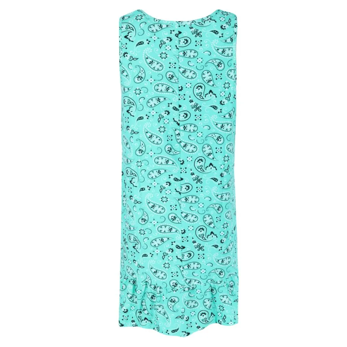 5 More Minutes Women's Paisley Sleeveless Sleep Gown