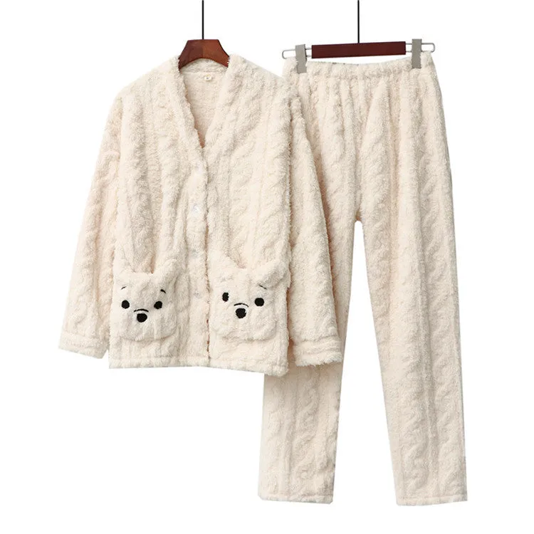 Bear Face Fleece Loungewear