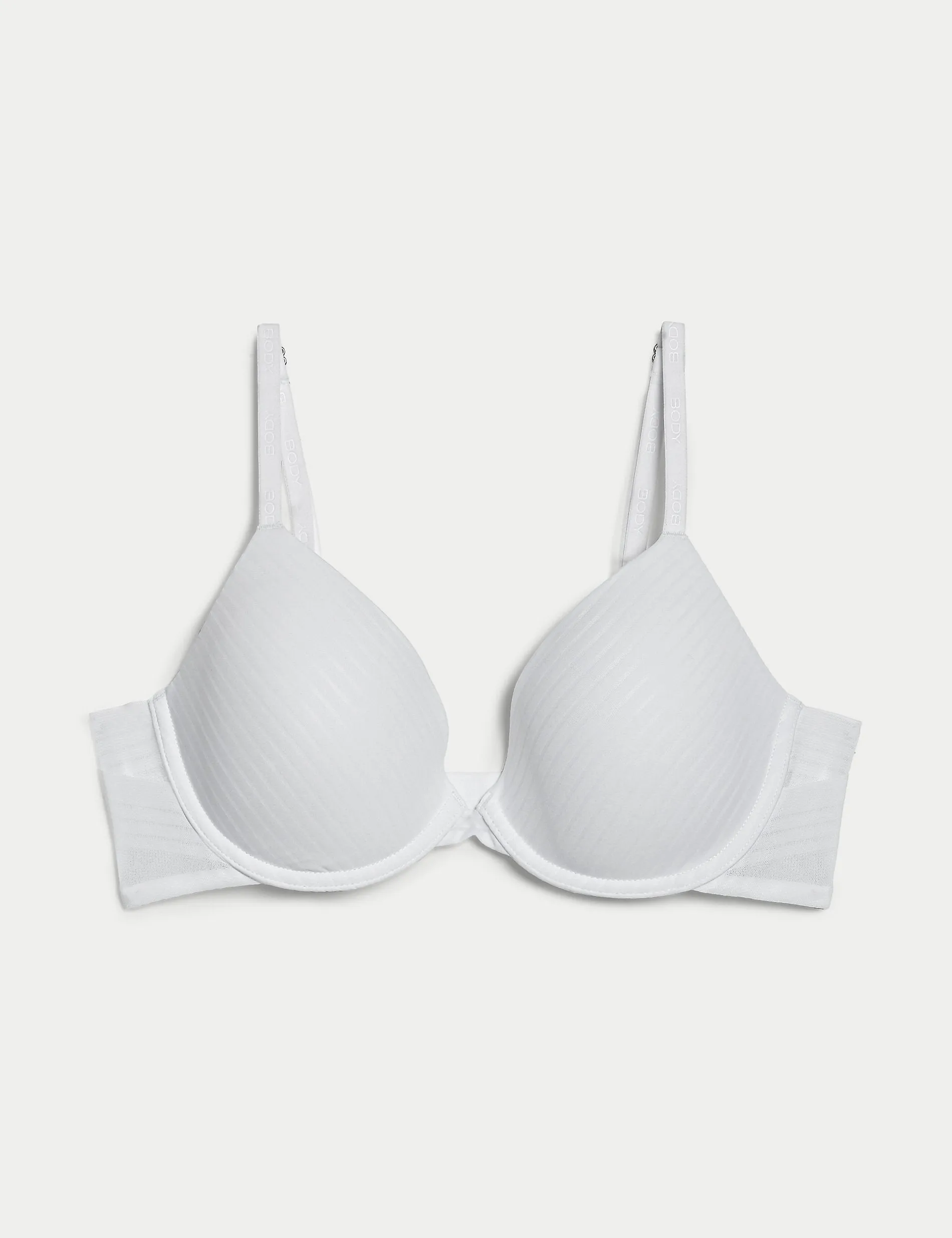 Body Define Marks & Spencer Plunge T-shirt Bra, White