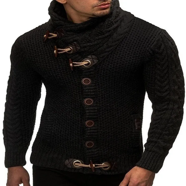 Bonsir Man Sweaters Streetwear Clothes Turtleneck Sweater Men L XL Long Sleeve Knitted Pullovers Autumn Winter Soft Warm Basic #bkg3579