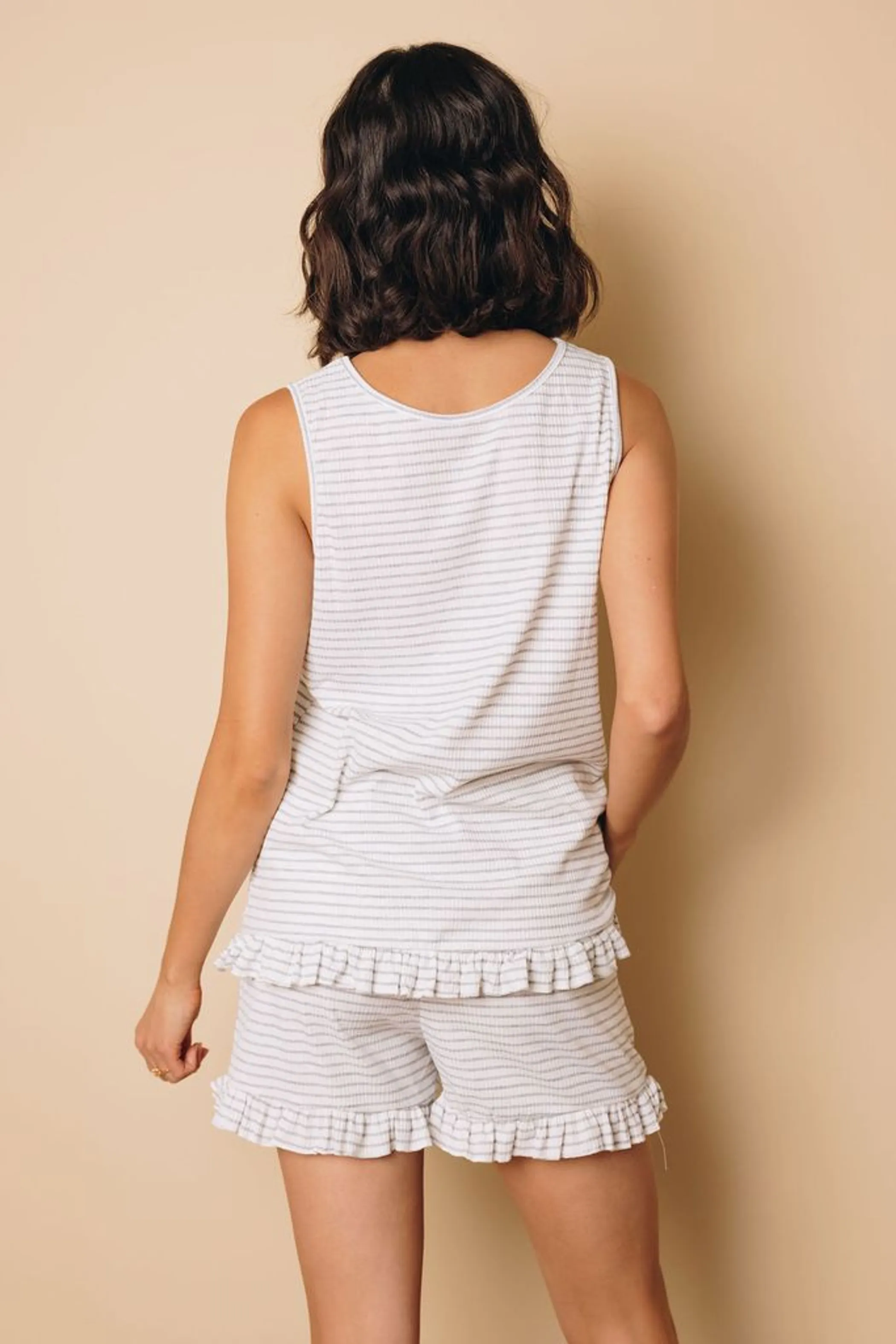 Cece Ruffle Loungewear Set