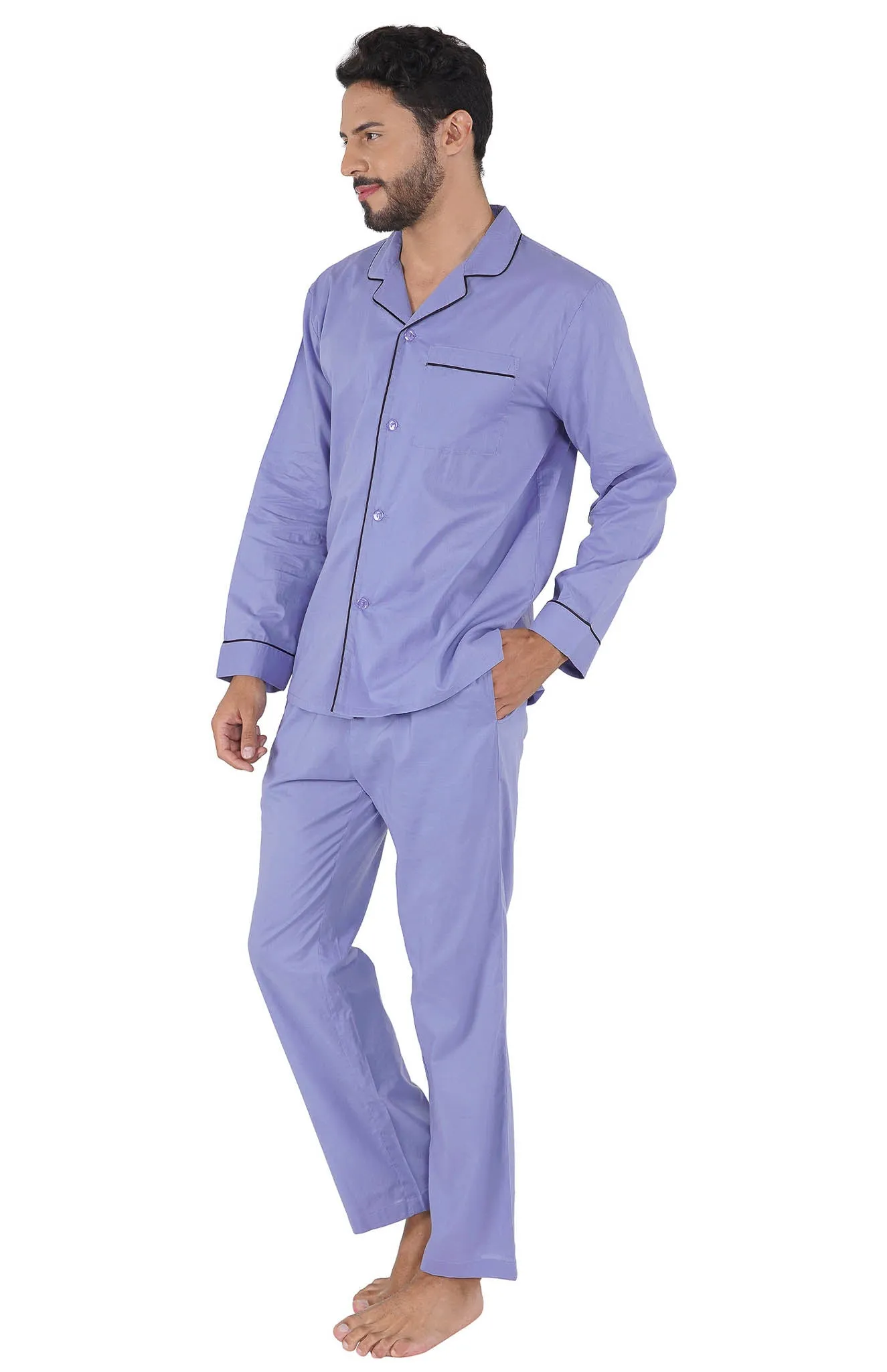 Celestial Blue | Lounge Wear Set | 100% Cotton