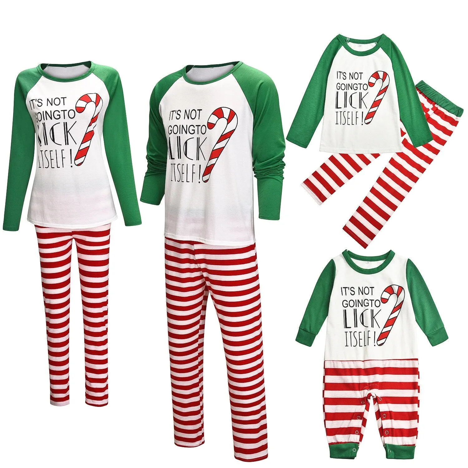 Christmas Pajamas Matching Family Pyjamas New  Pajamas Set Winter Cotton Mommy And Me Parent-child Sleepwear Kids Baby Rompers