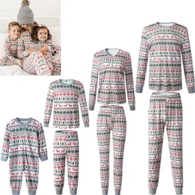 Christmas Pajamas Matching Family Pyjamas  Pajamas Set Mother Father Kids Clothes Look Outfit Baby Girl Rompers Sleepwear