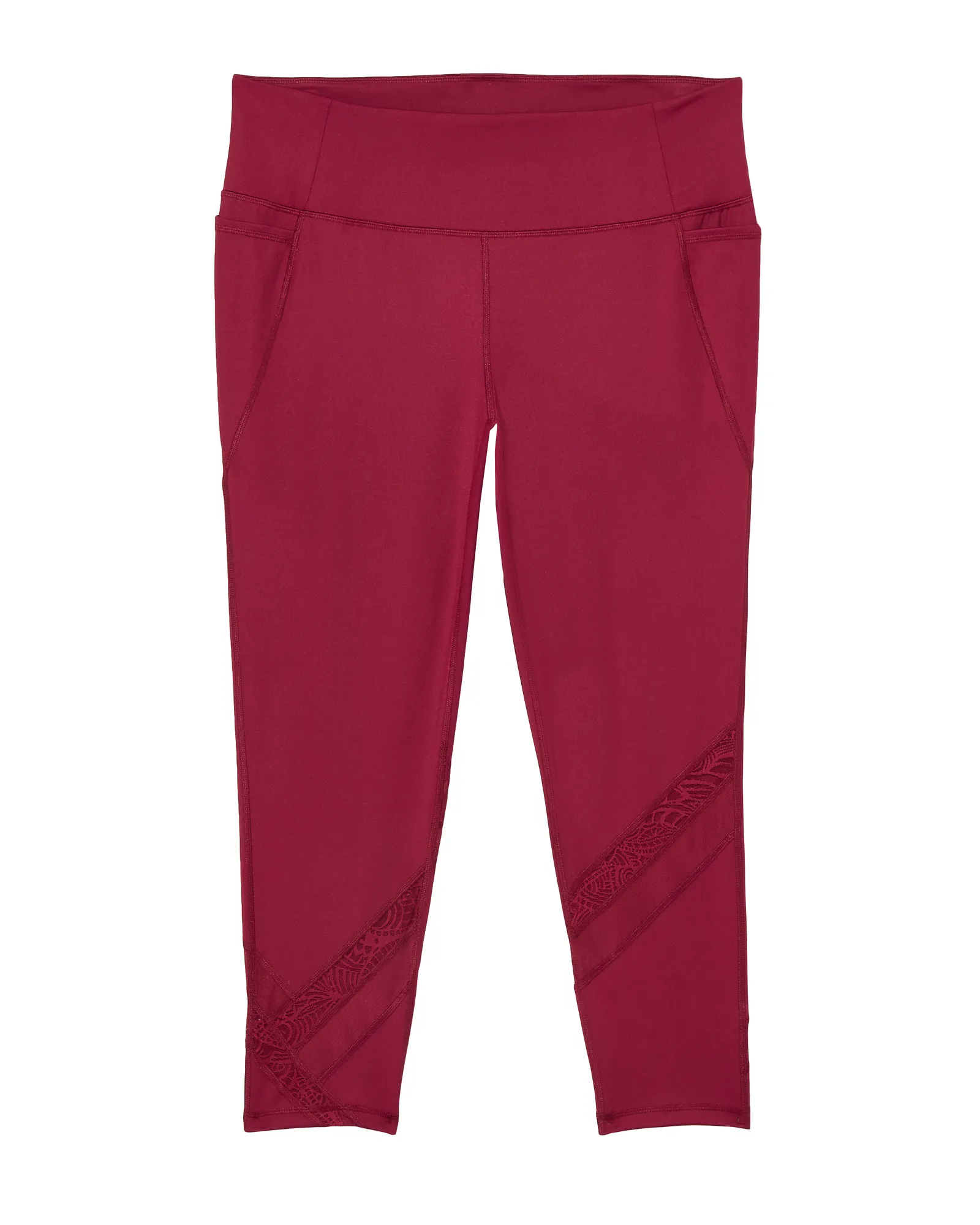 Dixon Cropped Sculpting Leggings | Red