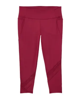 Dixon Cropped Sculpting Leggings | Red