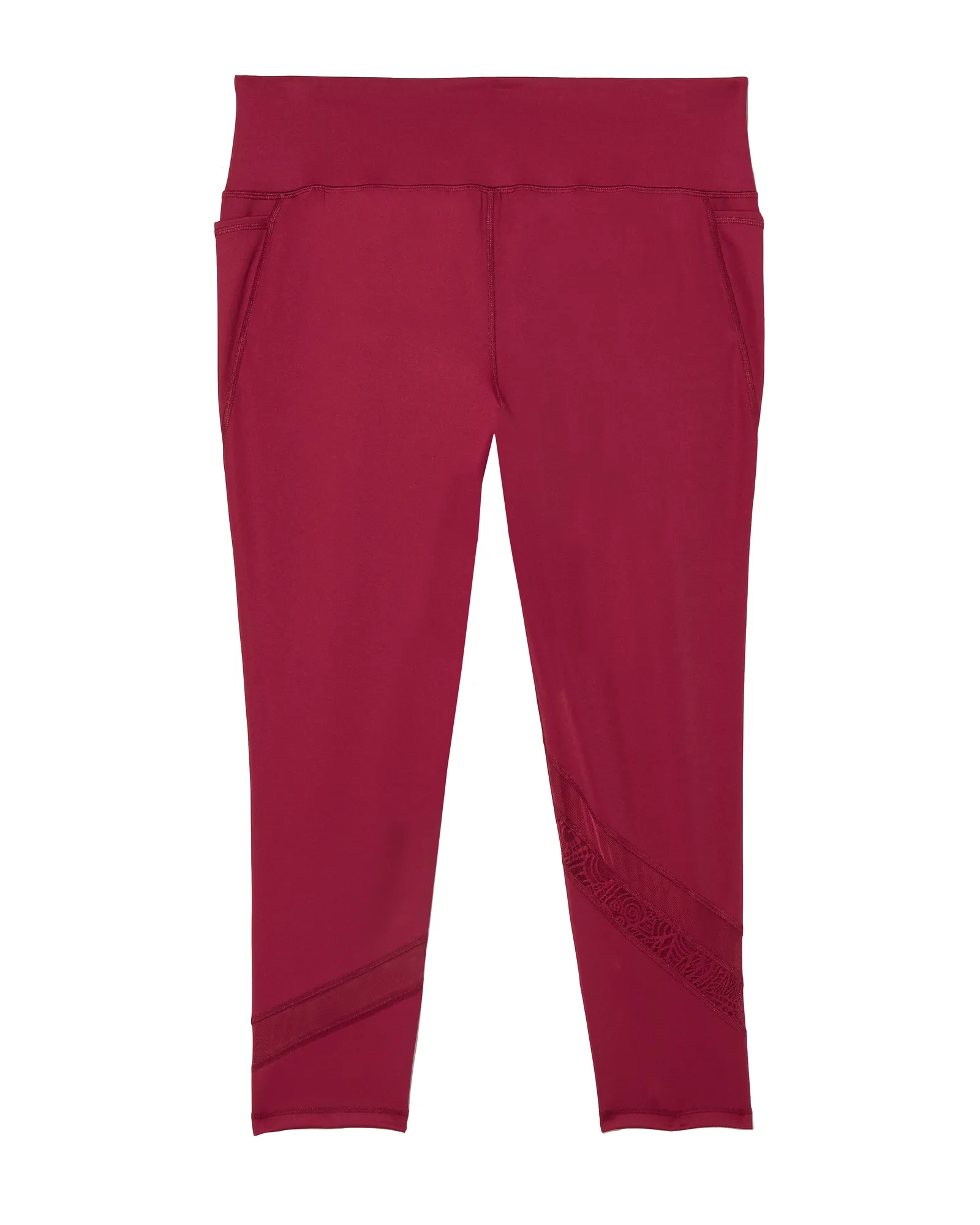 Dixon Cropped Sculpting Leggings | Red