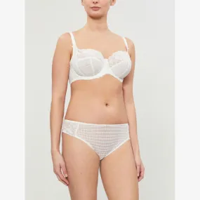 Envy Panache Stretch Lace Balconette Bra, Ivory