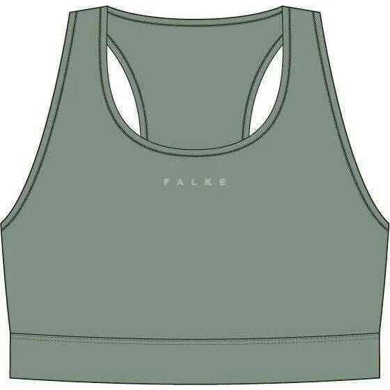 Falke Perform Better Mid Racer Sports Bra - Sea Breeze Blue