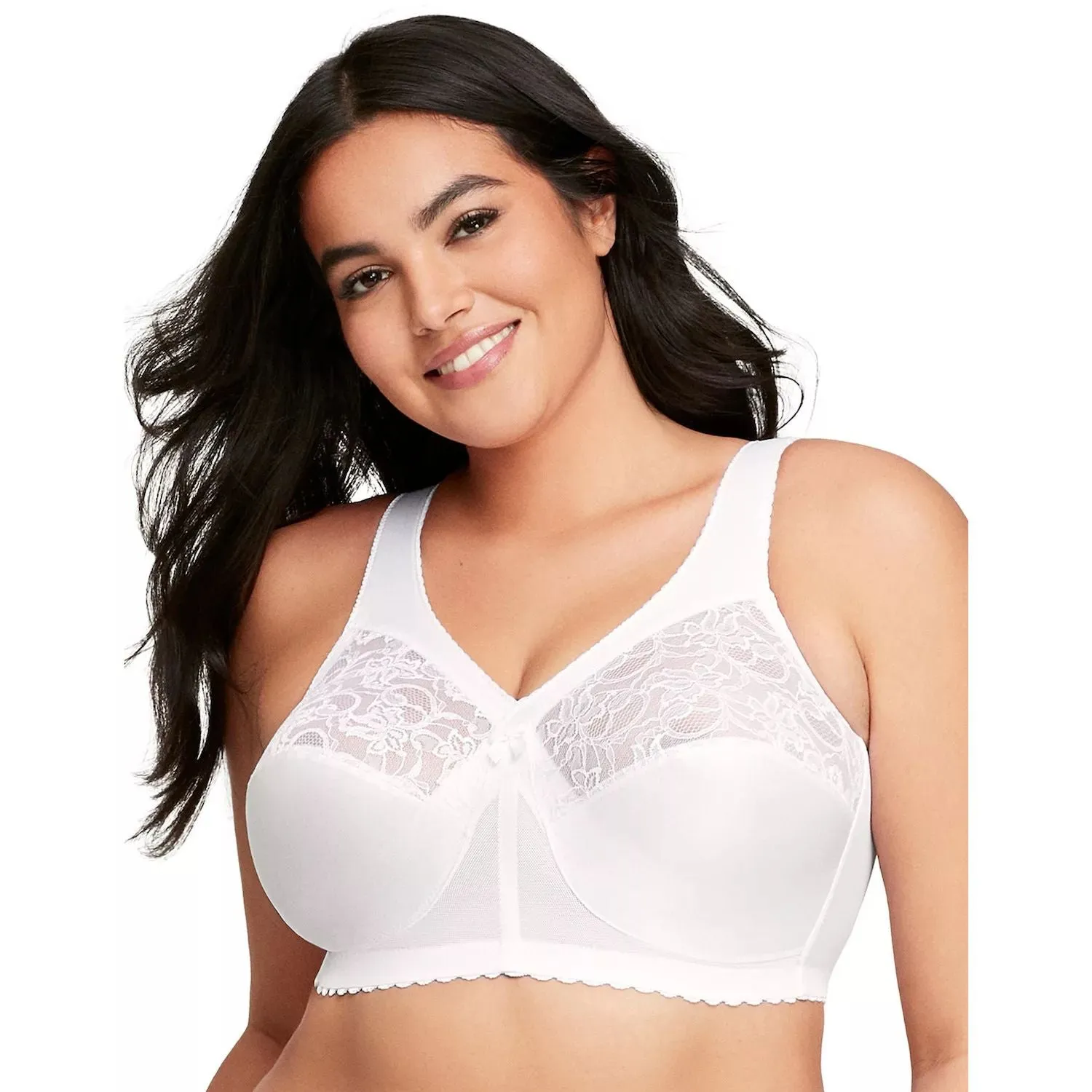 Glamorise Magic  Lift Original Full size support bralette 1000 Glamorise ,  white