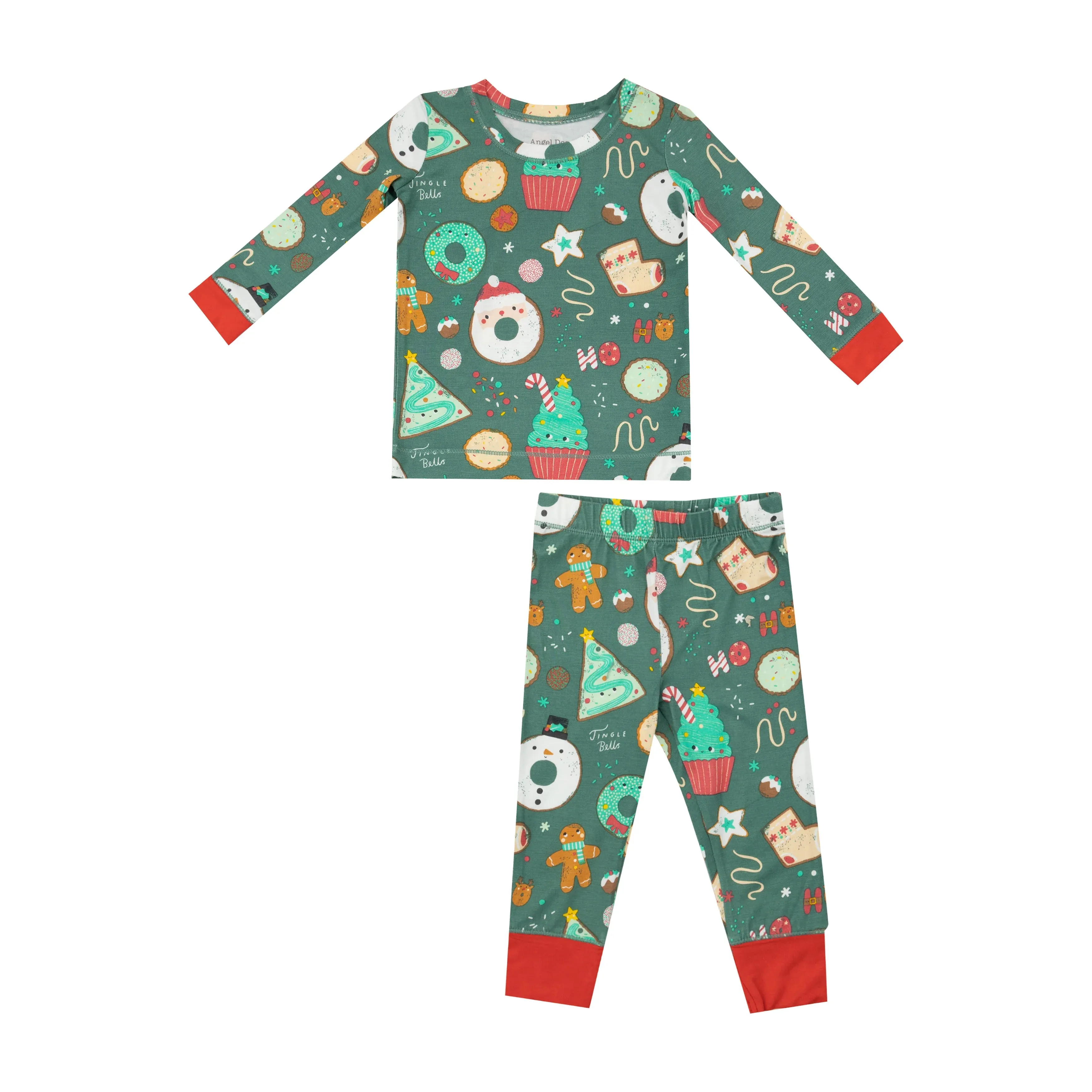 Green Christmas Treats 2pc Loungewear Set