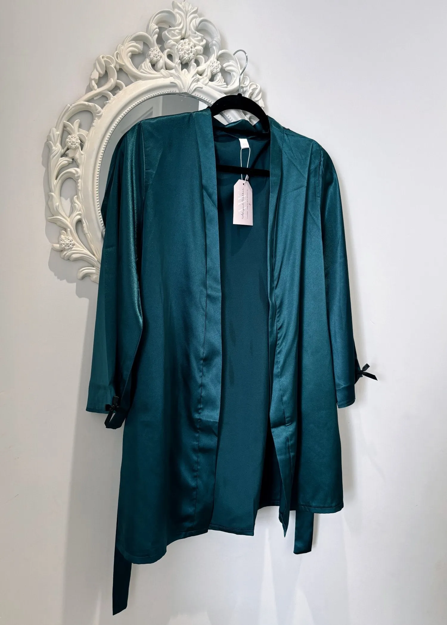 Jade Satin Robe