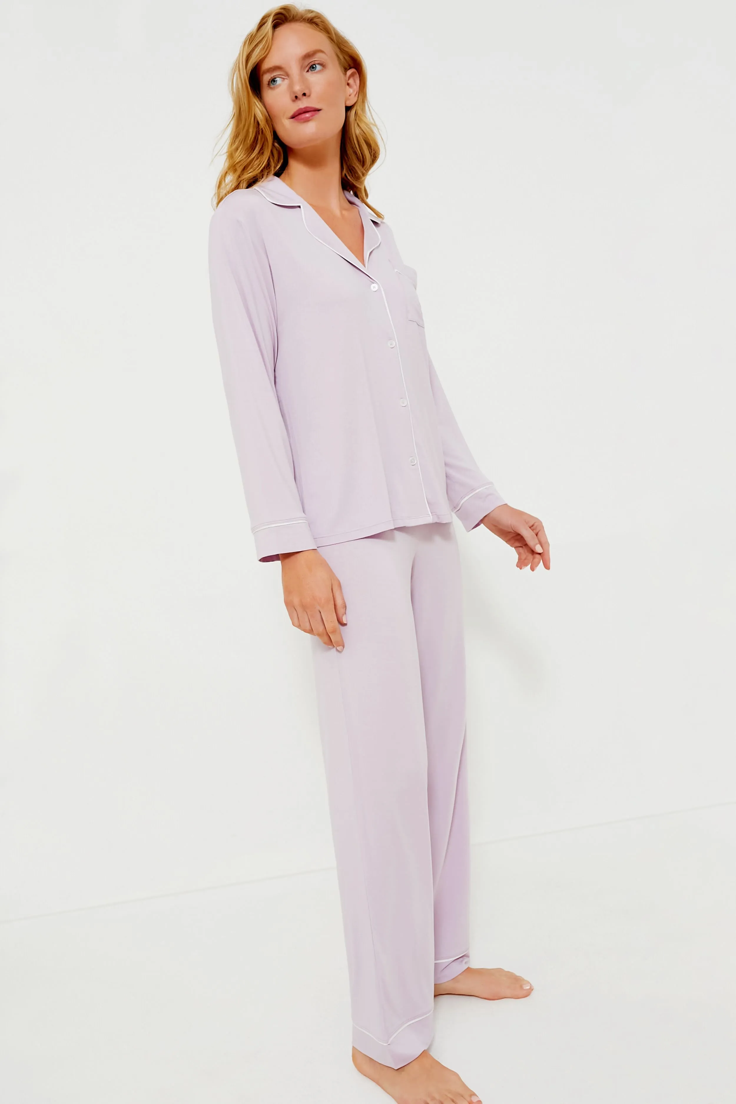 Lavender Gisele Long PJ Set