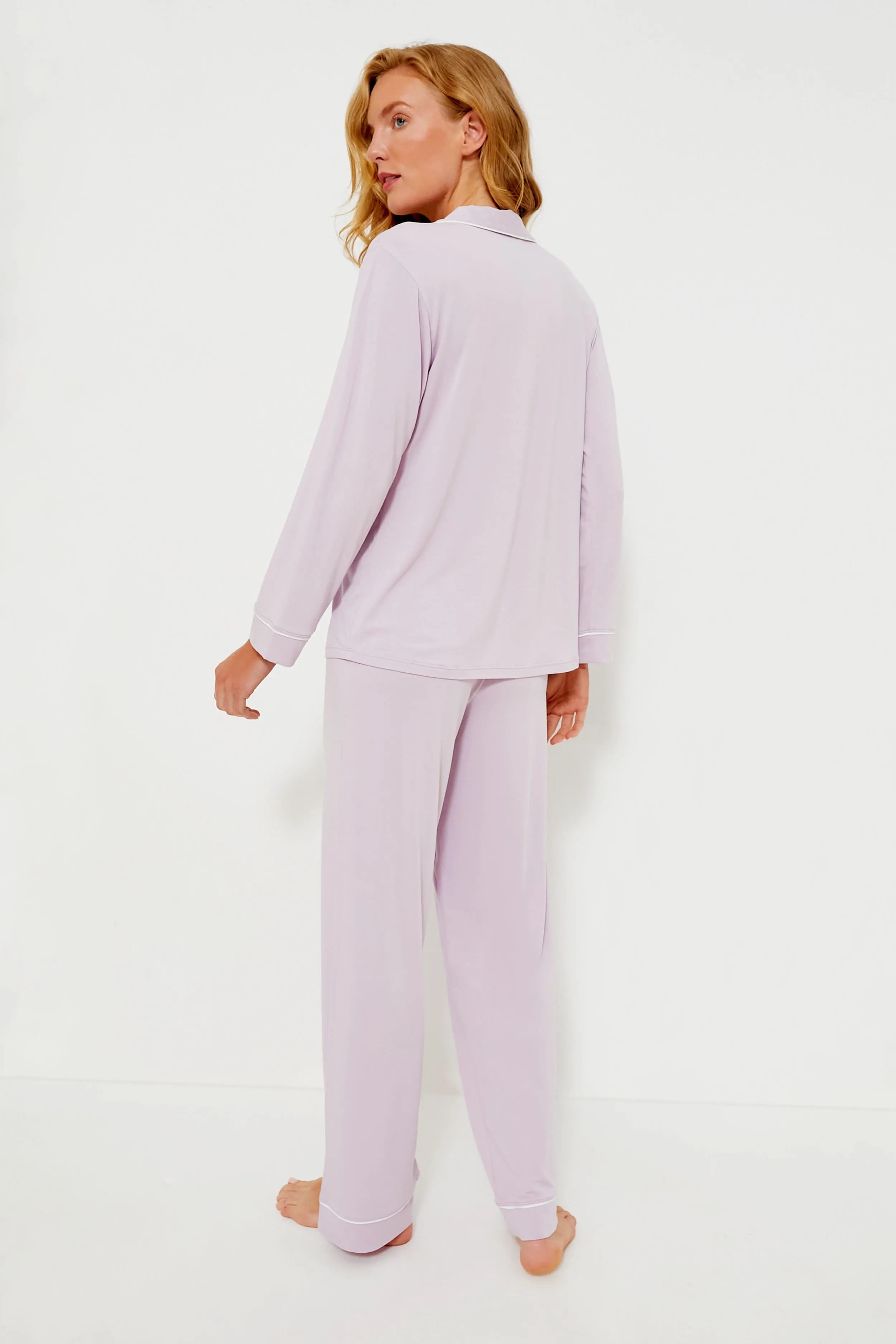 Lavender Gisele Long PJ Set