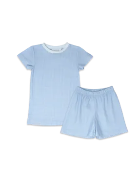 Lullaby Set Sleep Tight Loungewear Blue Mini Gingham 5004