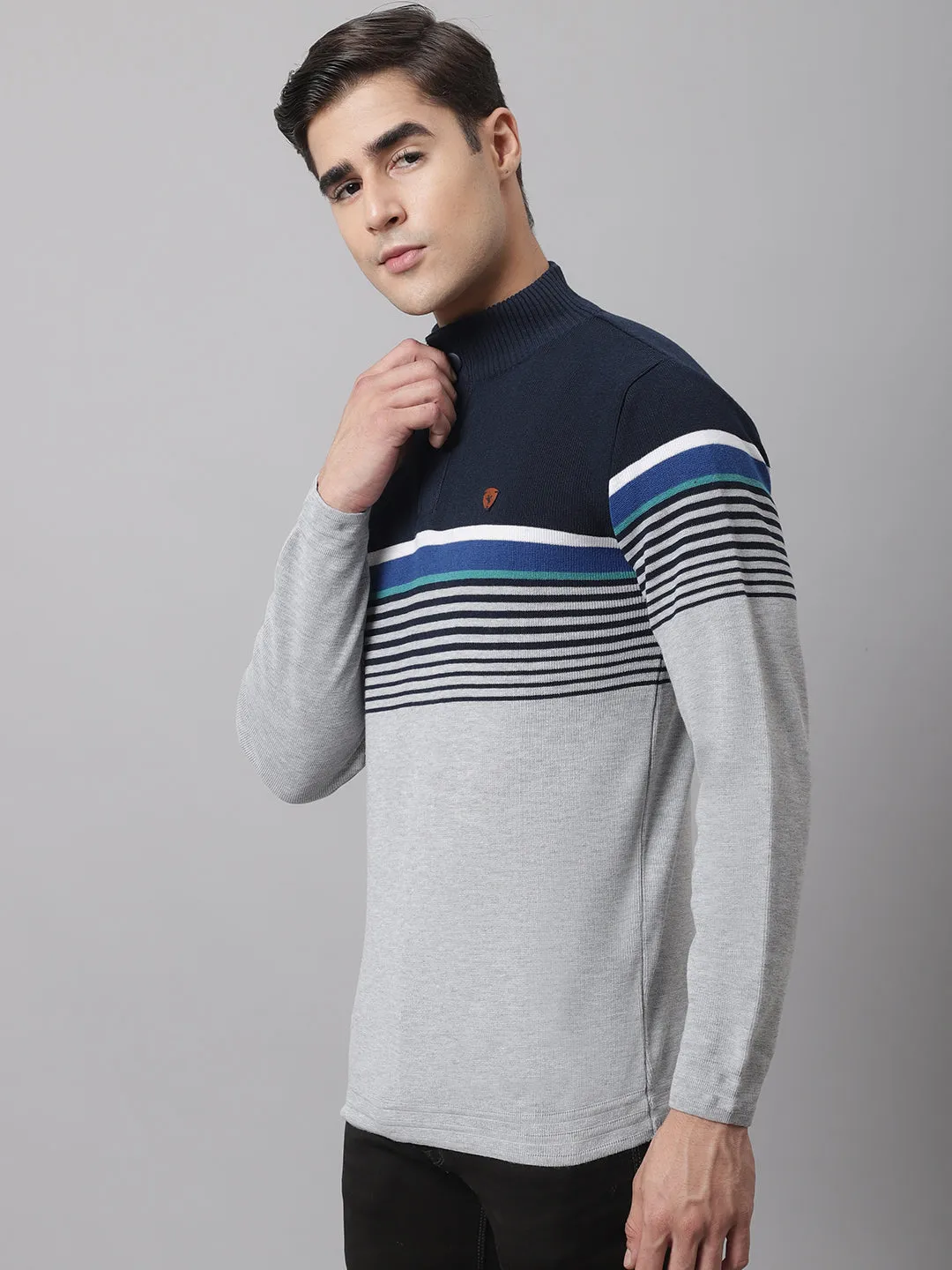 Men's Grey Melange Sweater