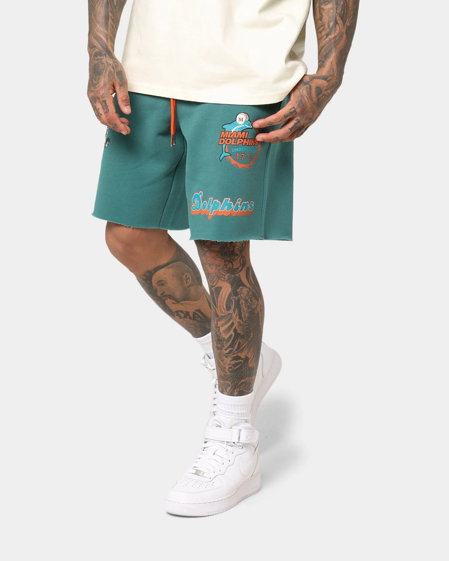 Mitchell & Ness Miami Dolphins Winners Fleece Short Faded Teal