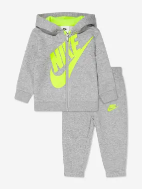 Nike Baby Boys Sueded Futura Tracksuit in Grey