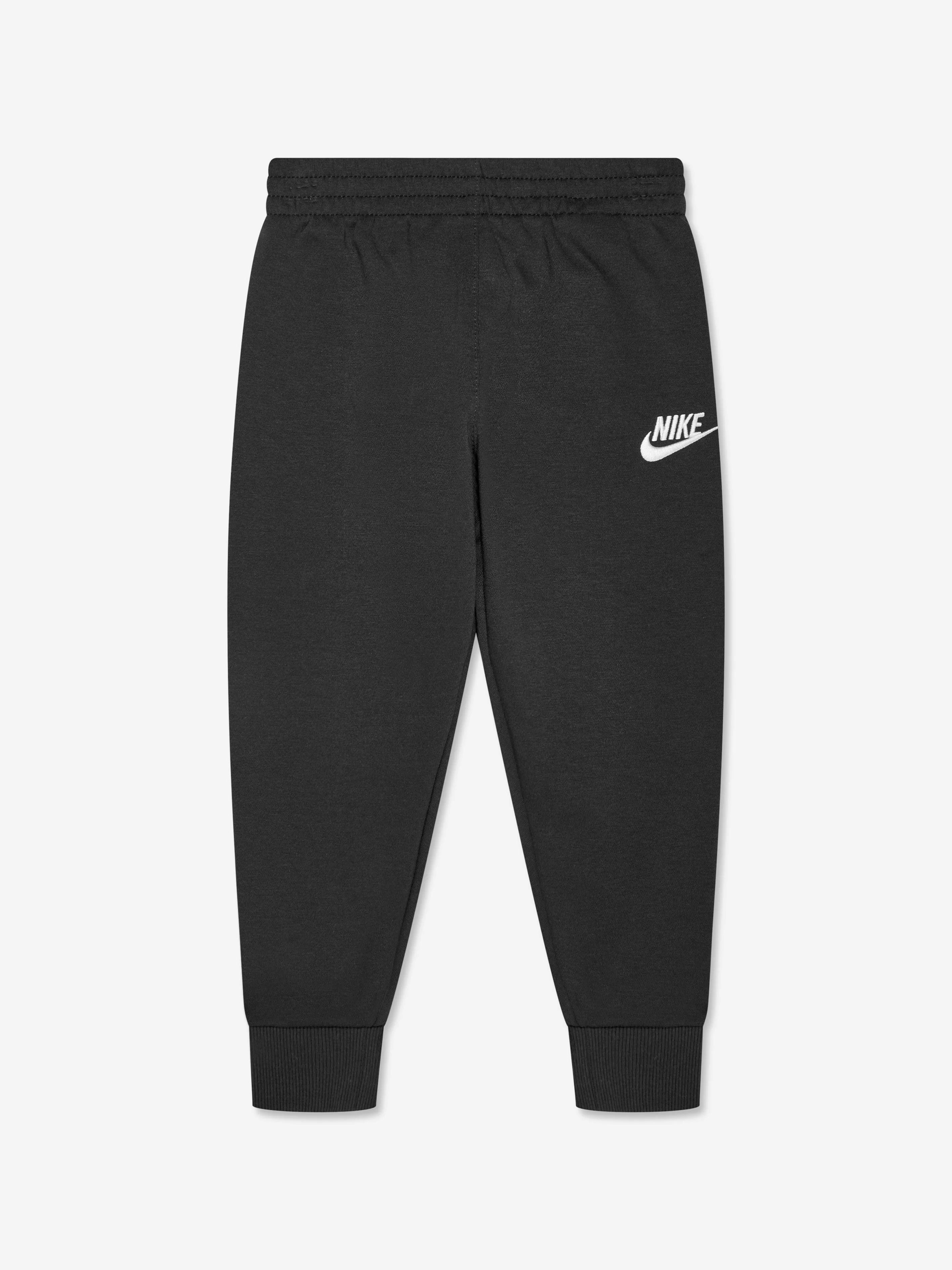 Nike Boys NSW Club AOP Tracksuit in Black