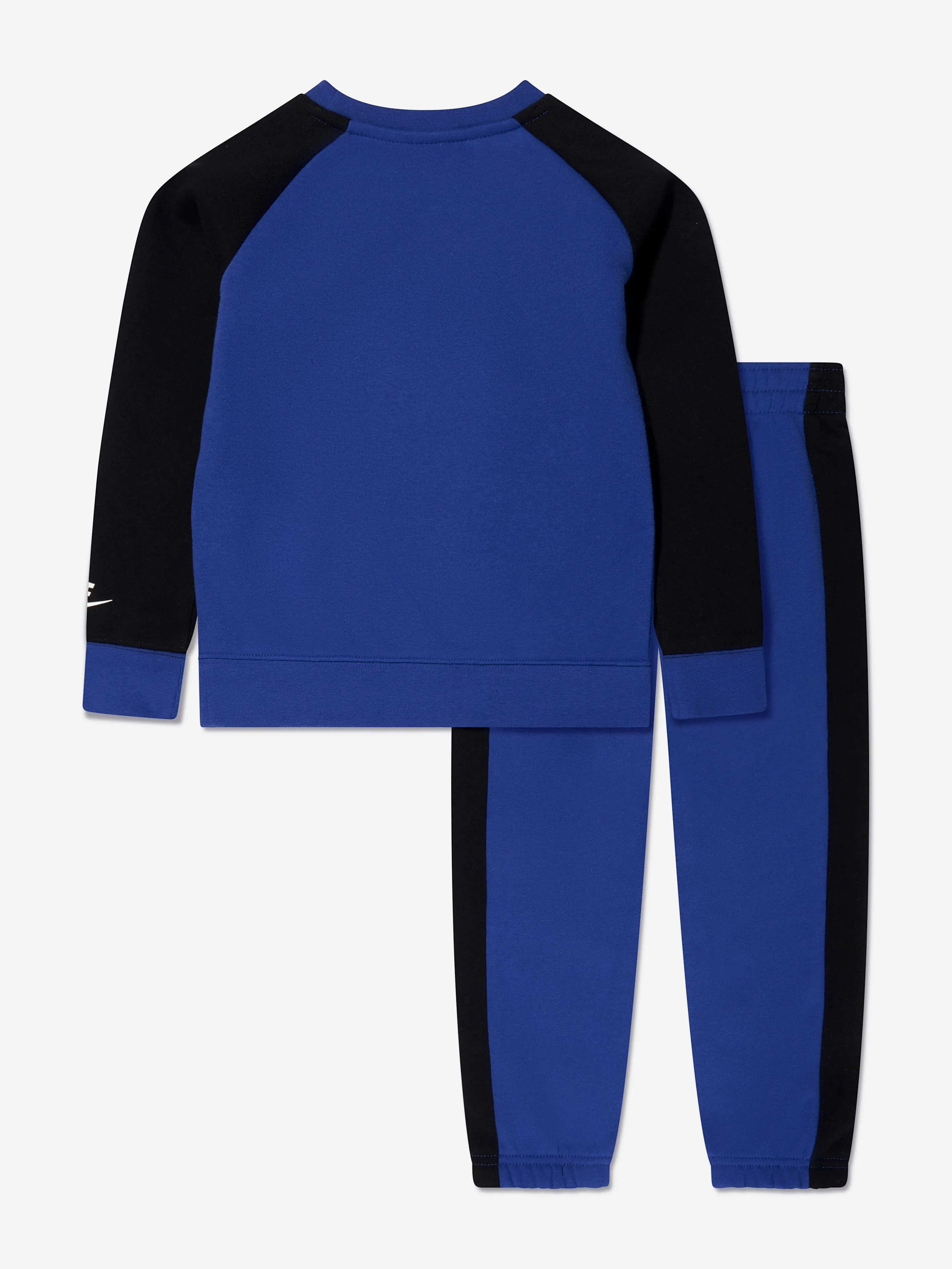 Nike Boys Oversized Futura Crew Tracksuit in Blue