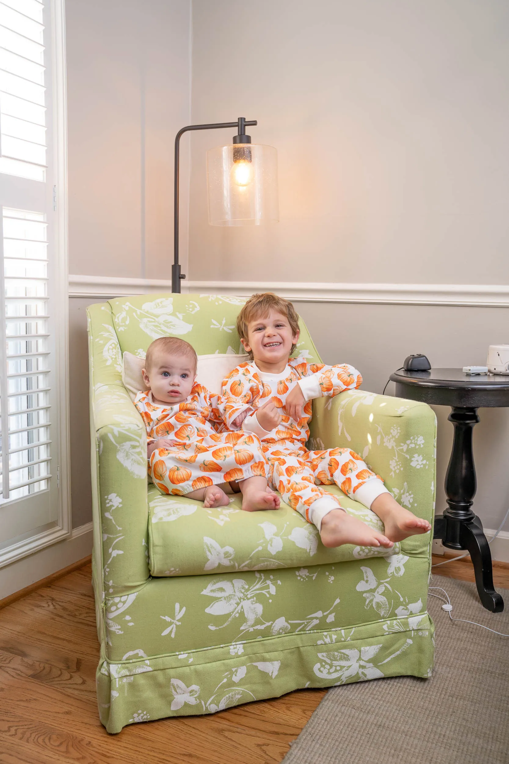 Orange Pumpkins Loungewear Set