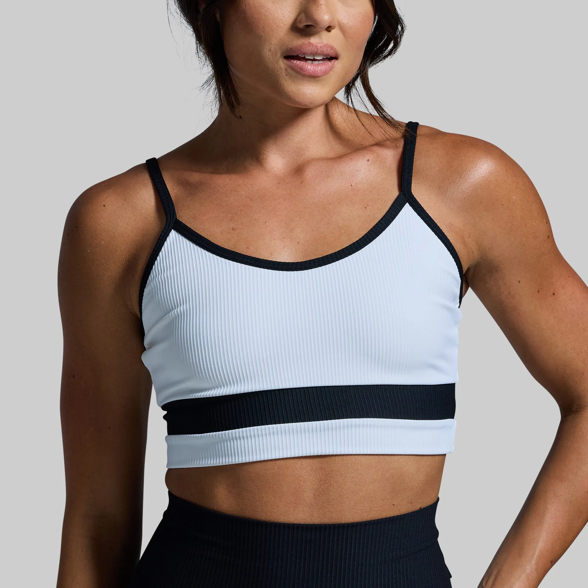 Out of Line Sports Bra (White)