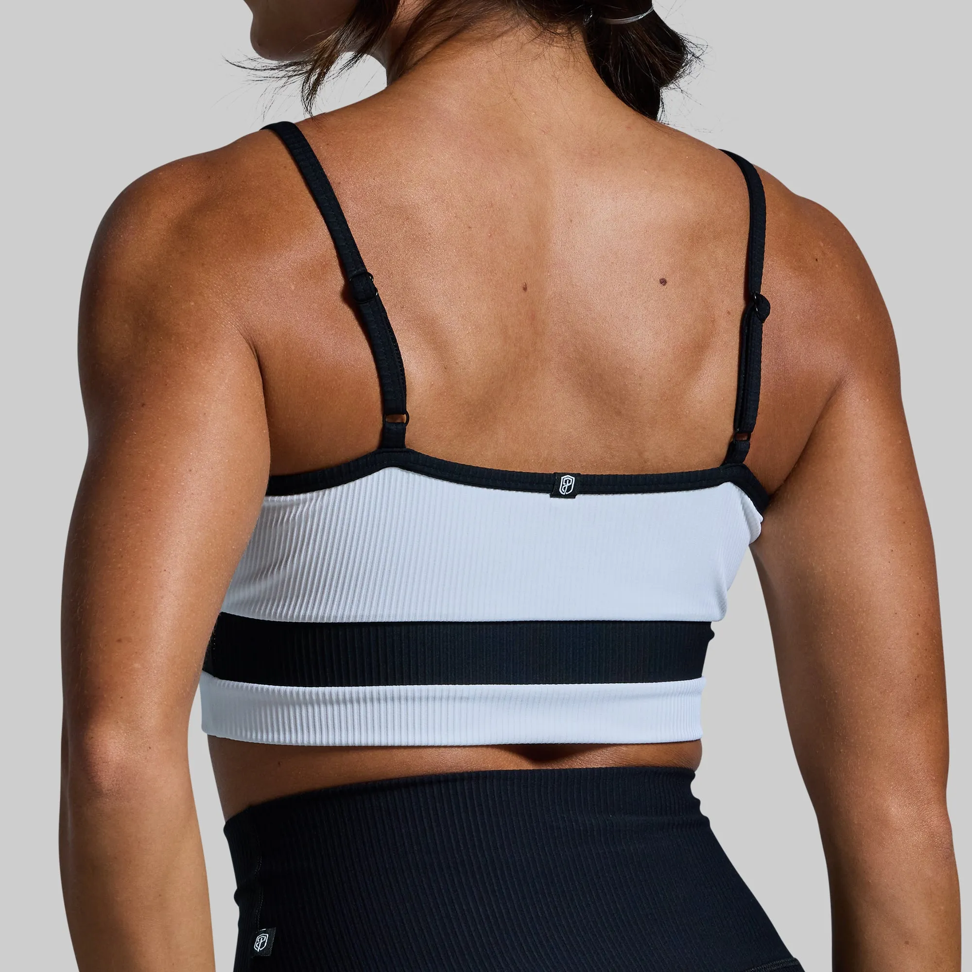 Out of Line Sports Bra (White)