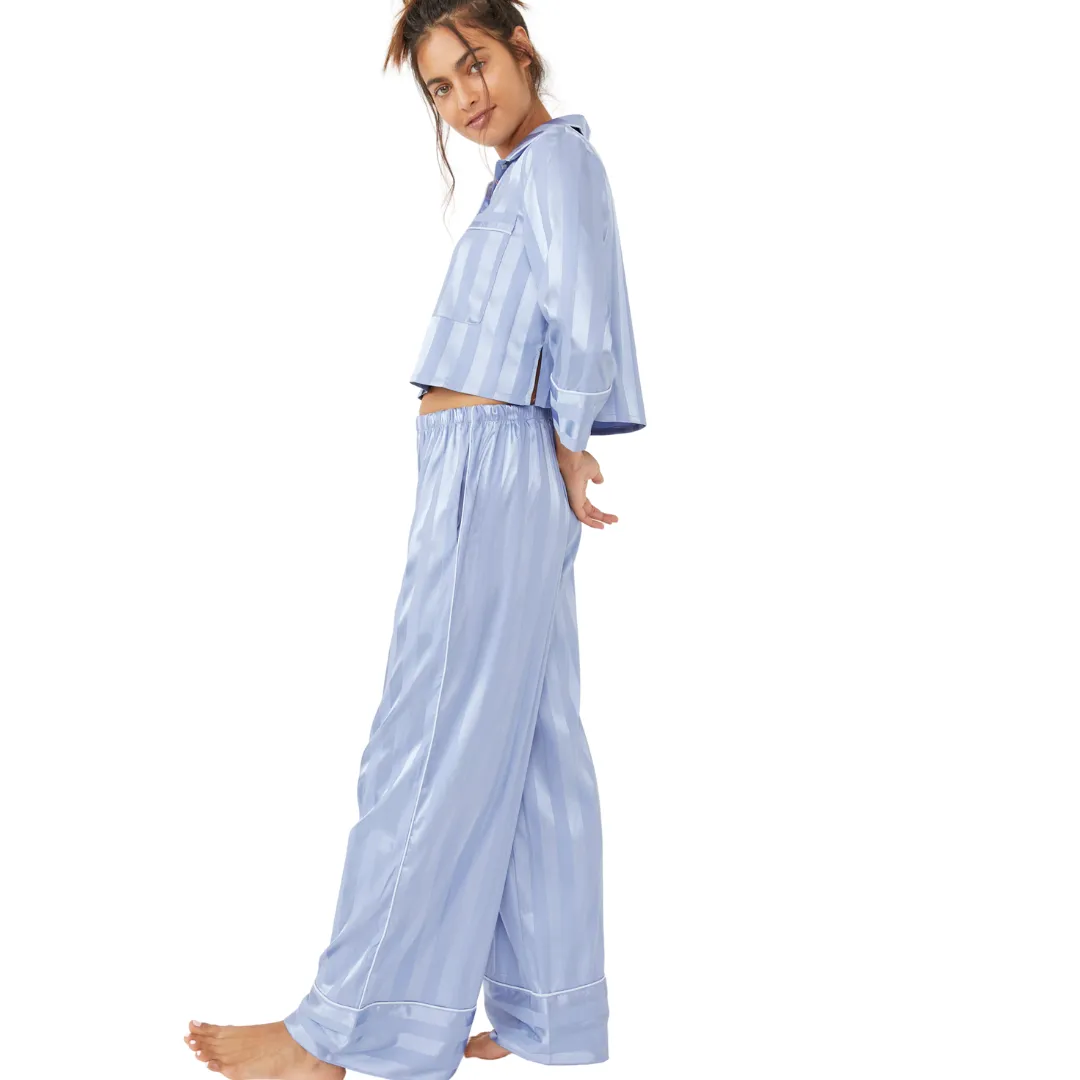 Pajama Party Sleep Set - Hazy Blue