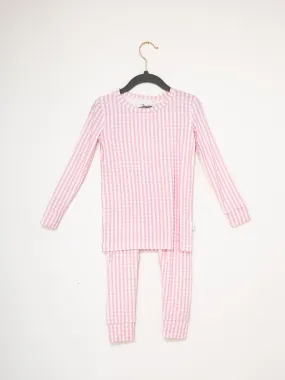 Pajama Set 2 Piece - Pink Gingham