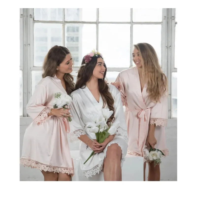 Personalized Floral Bridesmaid Robes