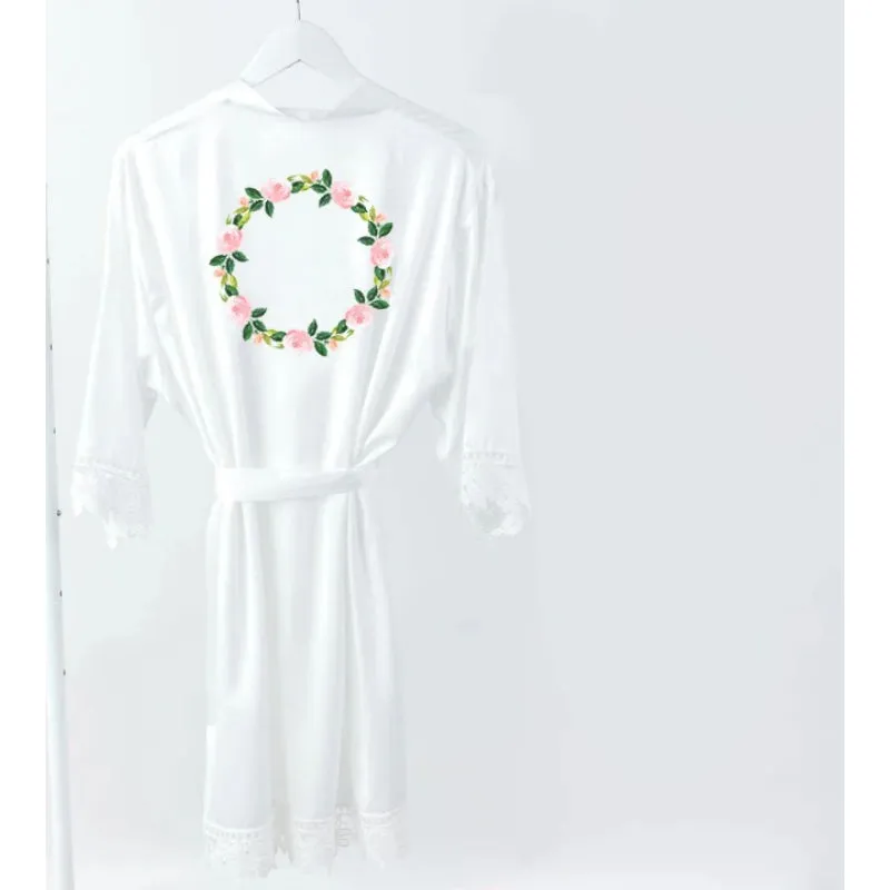 Personalized Floral Bridesmaid Robes