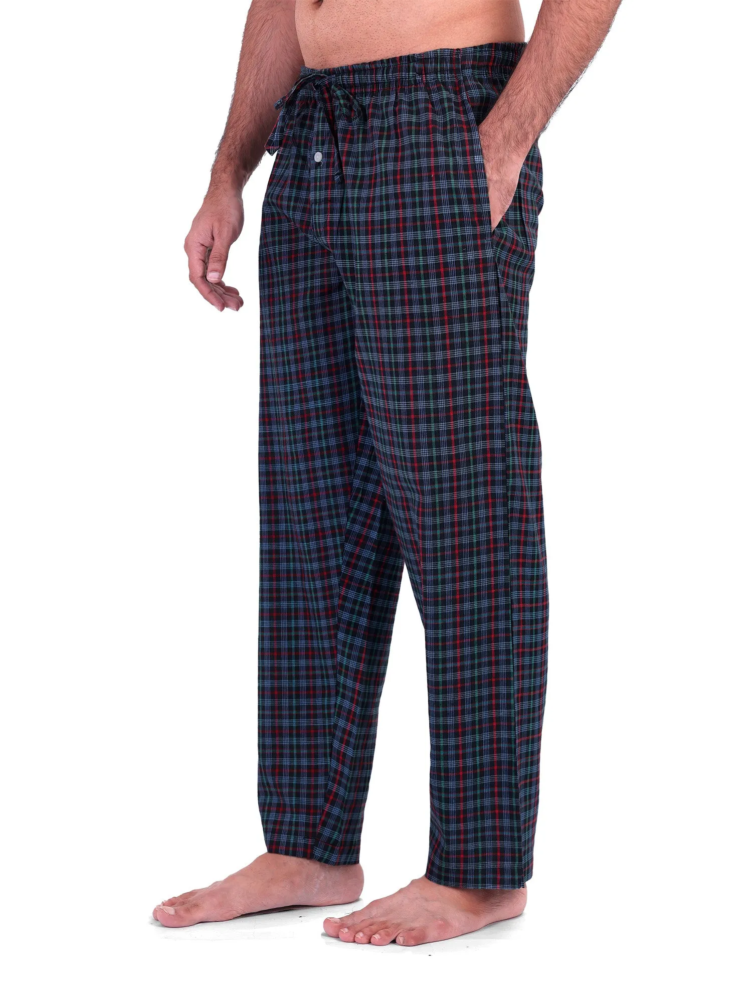 Plaid Pajama Pants for Men