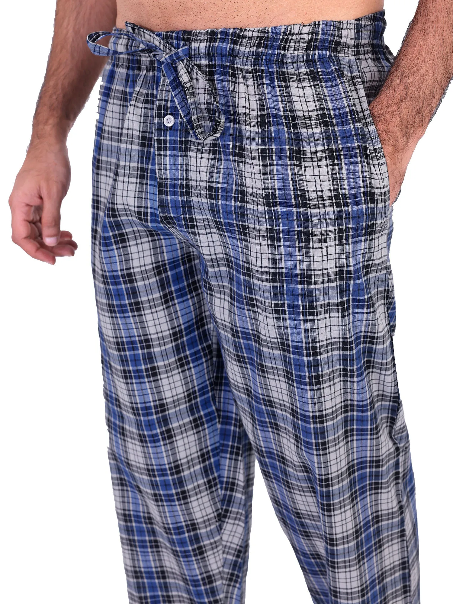 Plaid Pajama Pants for Men