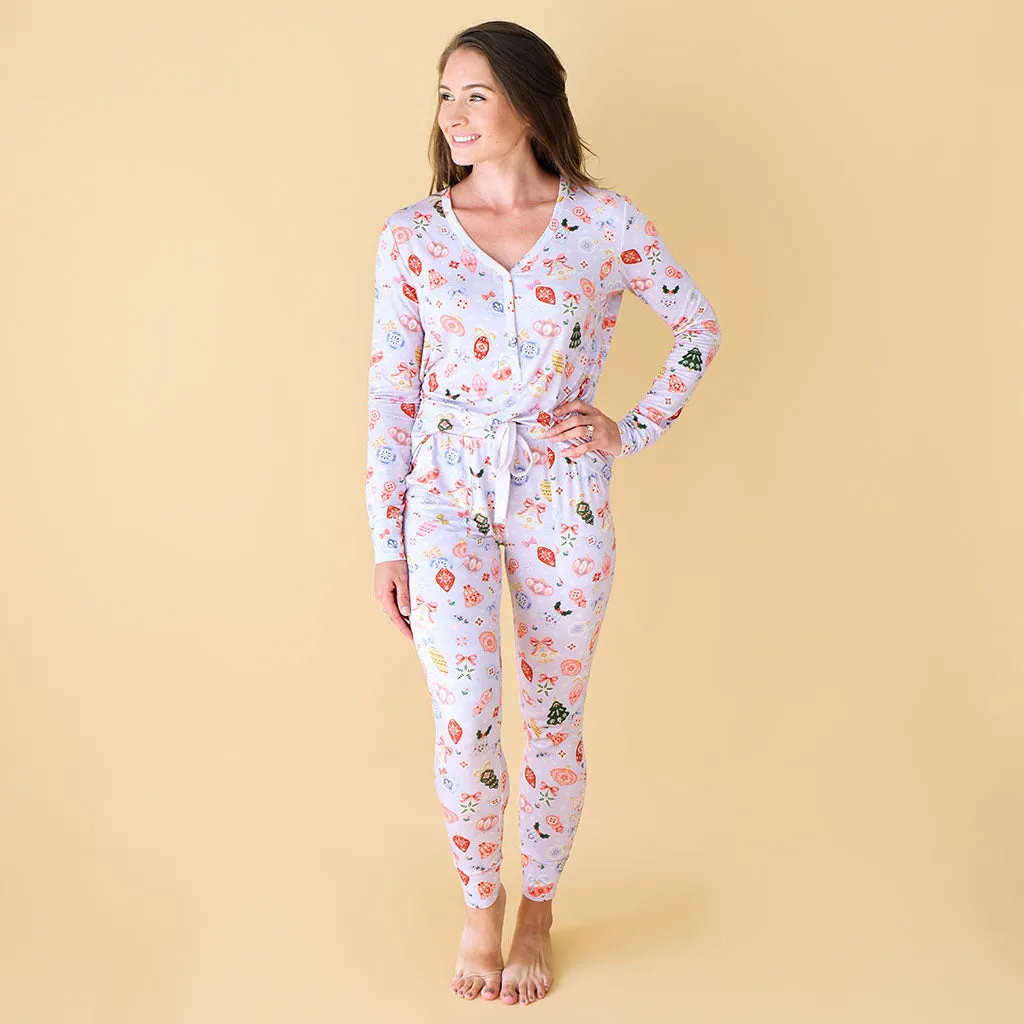 Posh Peanut Holly Women's L/S Pajama Set