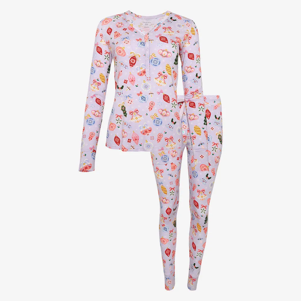 Posh Peanut Holly Women's L/S Pajama Set