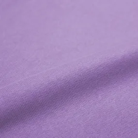 recycled cotton French terry knit, Oeko-Tex cert. - lavender