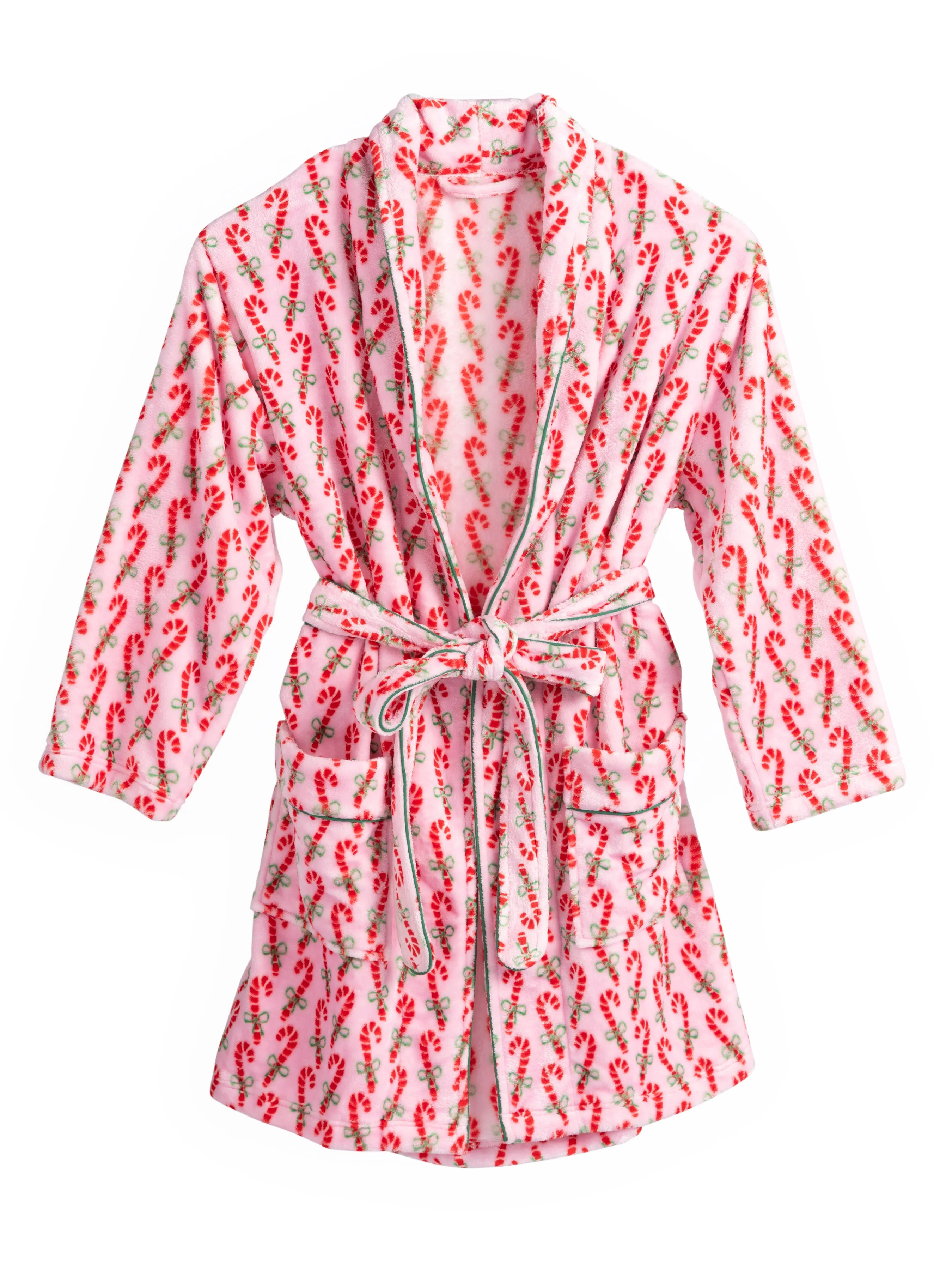 Shiraleah Felicity Candy Cane Robe, Pink