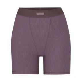 SOFT LOUNGE BOXER | PLUM