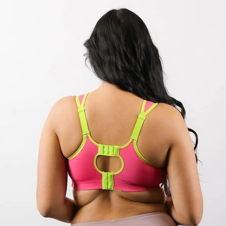 Sports Bra - Premium Support - Flamingo