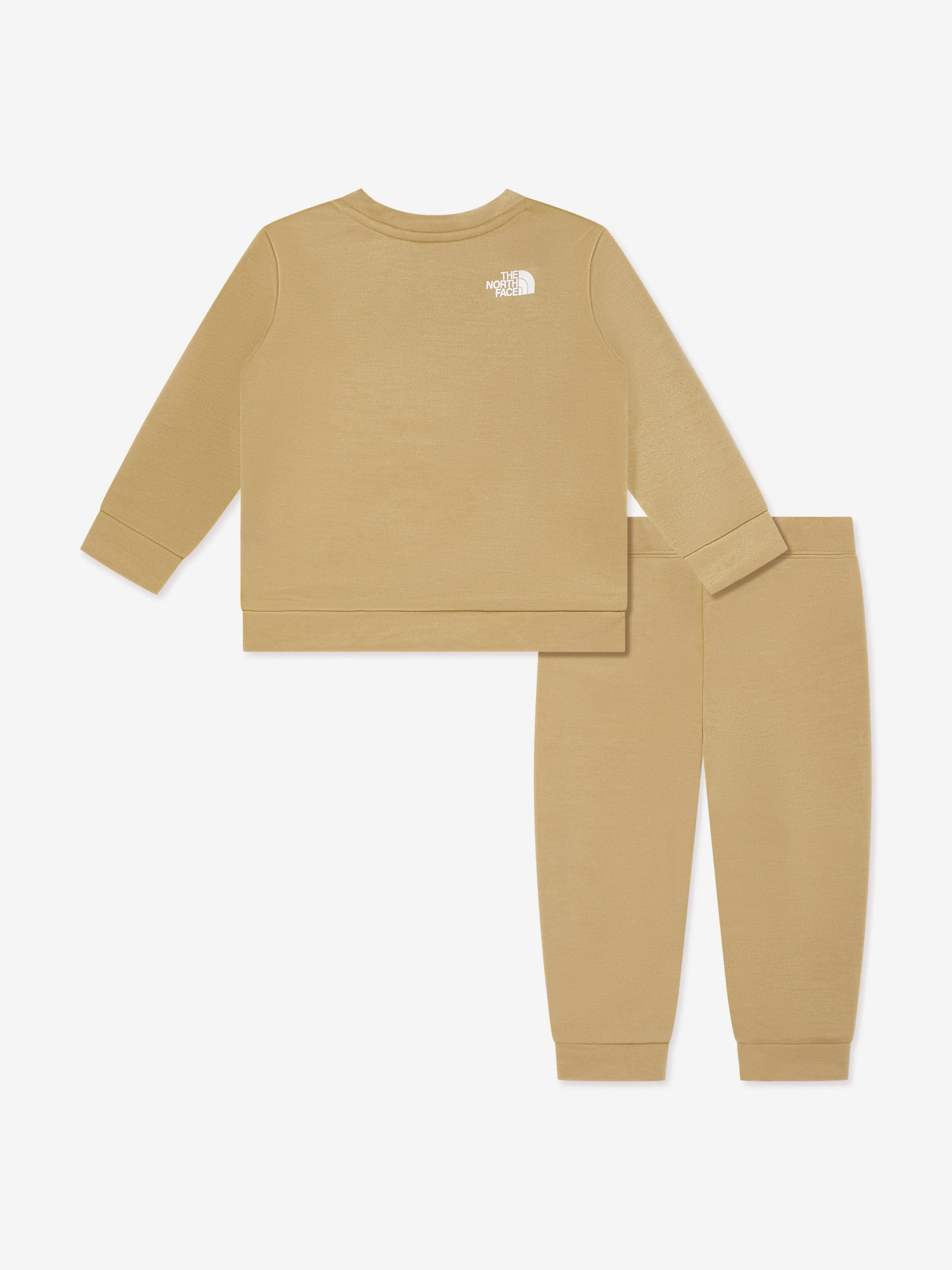 The North Face Baby Logo Tracksuit in Beige