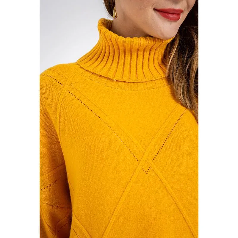 Turtle Neck Loose Long Sleeve Sweater