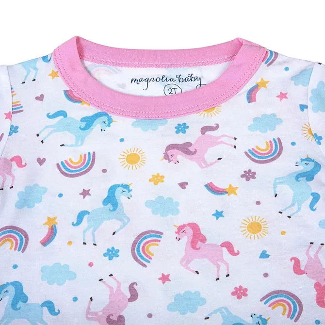 Unicorn Magic Long Pajamas- Pink