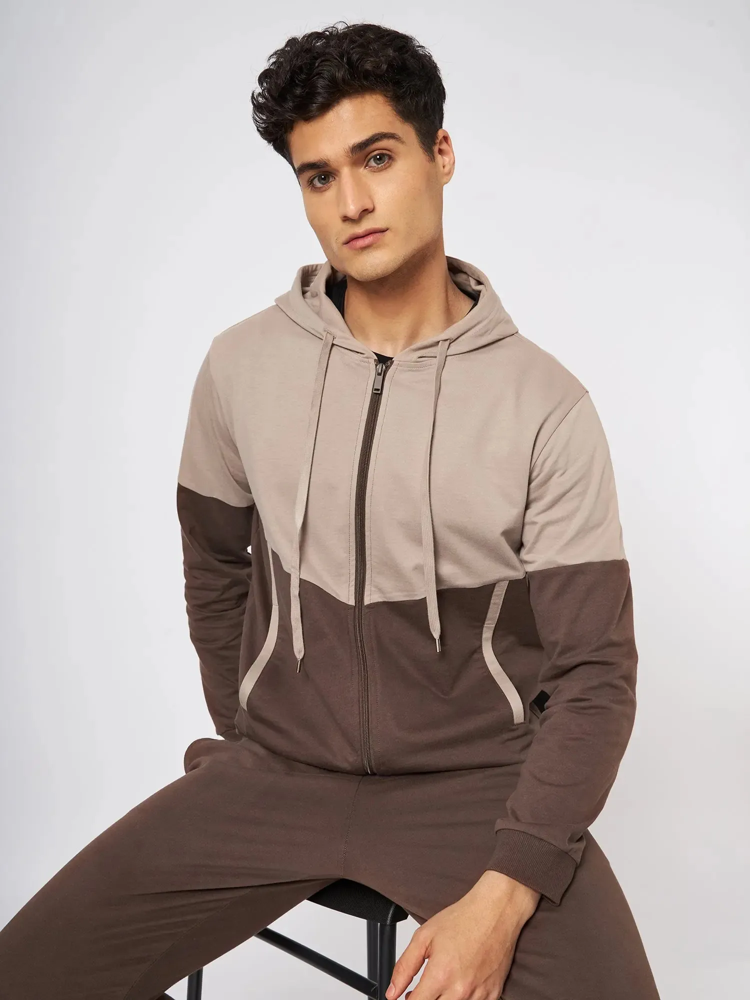 Vietnam Brown and Beige Game Changer Tracksuit