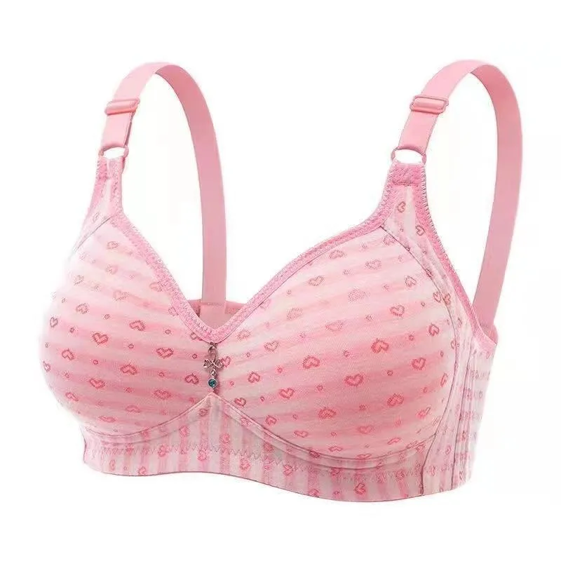 Women's Push Up Bras Printed Adjust Bra Ladies Underwear Plus Size